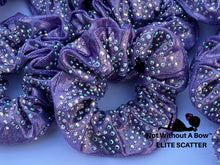 Load image into Gallery viewer, Elite Rhinestone Scrunchie - Clear or AB Rhinestones