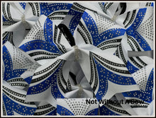 Load image into Gallery viewer, Girl Power Rhinestone Glitter Sublimation Cheer Bow | Customize Colors