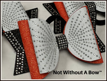 Load image into Gallery viewer, Rhinestone Burst Dolly Glitter Triple Layer Cheer Bow