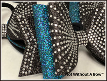 Load image into Gallery viewer, Rhinestone Burst Dolly Glitter Triple Layer Cheer Bow