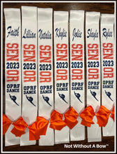 Load image into Gallery viewer, Dance Senior Night Sash - Wide Sash - Customize Colors