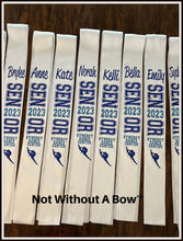 Load image into Gallery viewer, Gymnastics Senior Night Sash - Wide Sash - Customize Colors
