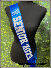 Load image into Gallery viewer, Custom Sash - Senior Sash - Graduation Sash 2026 - Customize Colors