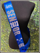 Load image into Gallery viewer, Senior Sash - Lacrosse Senior Sash - Customize Colors