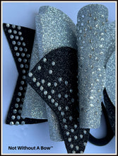 Load image into Gallery viewer, XL Rhinestone Scatter Dolly Glitter Cheer Bow