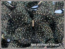 Load image into Gallery viewer, Glitter Waterfall Rhinestone Cheer Bow - Clear or AB Crystal