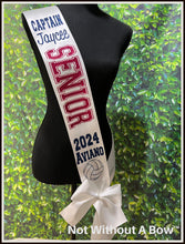 Load image into Gallery viewer, Volleyball Senior Sash 2027- Wide Sash - Customize Colors