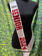 Load image into Gallery viewer, Volleyball Senior Sash - Custom Sash - Senior Sash - Customize Colors