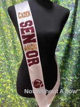 Load image into Gallery viewer, Football Senior Sash - Customize Colors