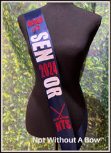 Load image into Gallery viewer, Hockey Senior Sash - Senior Sash - Hockey Sash - Customize Colors