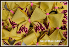 Load image into Gallery viewer, Flames Fire Glitter Cheer Bow | NWAB Exclusive