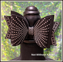 Load image into Gallery viewer, Rhinestone Burst Dolly Glitter Triple Layer Cheer Bow