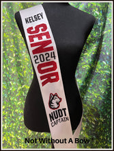 Load image into Gallery viewer, Senior Sash 2026 - Cheer - College- Soccer - Basketball - Dance - Customize Colors