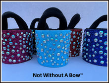 Load image into Gallery viewer, Glitter Rhinestone PonyTail Cuff - Clear or AB Rhinestones