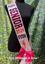 Load image into Gallery viewer, Dance Senior Night Sash  - Dance Senior 2026 - Wide Sash - Customize Colors