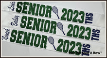Load image into Gallery viewer, Tennis Senior Night Sash - Customize Colors