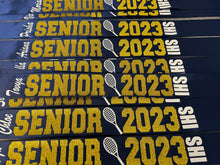 Load image into Gallery viewer, Tennis Senior Night Sash - Customize Colors