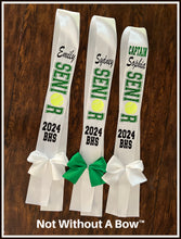 Load image into Gallery viewer, Tennis Senior 2027 Sash - Wide Sash - Customize Colors