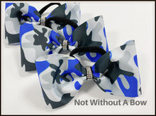 Load image into Gallery viewer, Camouflage Tailless Sublimation Bow Cheer Bow | Customize Colors | NWAB Exclusive