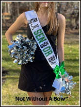 Load image into Gallery viewer, Pom Senior Night Sash - Pom Senior 2027 - Wide Sash - Customize Colors
