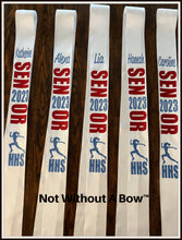 Load image into Gallery viewer, Senior Track Sash - Senior Sash - Graduation Sash - Track Sash - Captain Sash - Customize Colors