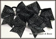 Load image into Gallery viewer, Competition Rhinestone Cheer Bow | Elite Rhinestone Cheer Bow - Clear or AB Crystal