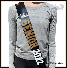 Load image into Gallery viewer, Custom Sash - Senior Sash - Graduation Sash 2026 - Customize Colors