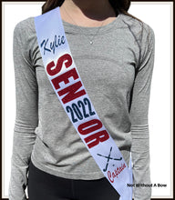 Load image into Gallery viewer, Field Hockey Senior Sash - Senior Sash - Field Hockey Sash - Captain Sash - Customize Colors
