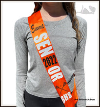 Load image into Gallery viewer, Senior Sash - Lacrosse Senior Sash - Customize Colors