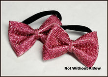 Load image into Gallery viewer, Mini Full Bling Rhinestone Pigtail Cheer Bows