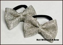 Load image into Gallery viewer, Mini Full Bling Rhinestone Pigtail Cheer Bows
