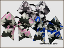 Load image into Gallery viewer, Camouflage Cheer Bow | Customize Colors | NWAB Exclusive