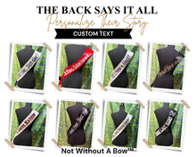 Load image into Gallery viewer, Senior Night Sash With Front &amp; Back Text -  Wide Sash - Customize Colors
