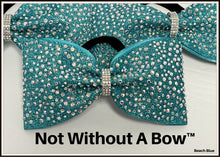 Load image into Gallery viewer, Tailless Rhinestone Glitter Cheer Bow - Rhinestone Wrap
