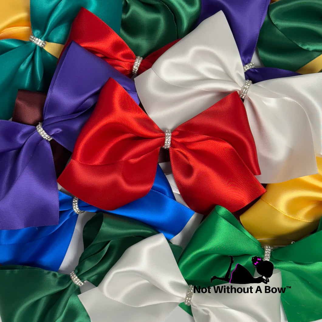 Satin Sash Pin Bow