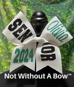 Senior Cheer Bow - Senior Softball Bow -  Graduation Year Bow  |  NWAB Exclusive