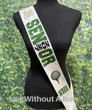 Load image into Gallery viewer, Golf Senior Sash - Customize Colors
