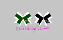 Load image into Gallery viewer, Double Layer Grosgrain Personalized Cheer Bow | Customize Colors
