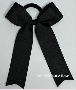 Solid Color College Style Cheer Bow | Collegiate Style Bow | Grosgrain