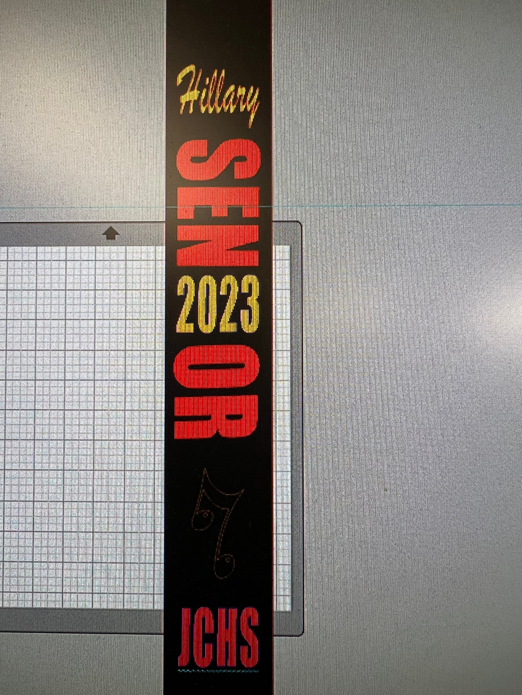 Music Senior Night Sash -  Customize Colors