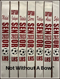 Soccer Sash - Captain Sash - Customize Colors