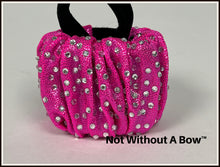 Load image into Gallery viewer, Rhinestone Scrunchie PonyTail Cuff - Solid Color
