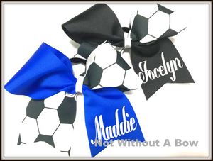 Soccer Bow Personalized  | Customize Colors