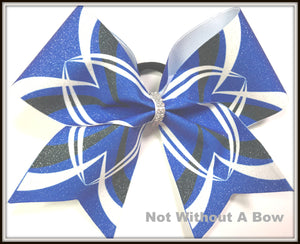 Tokyo Glitter Sublimation Cheer Bow | Customize Colors