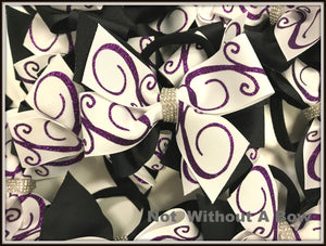 Mini Swirl Pinwheel Bow - Wear Individually Or As Pony Tails - Sold Individually