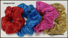 Load image into Gallery viewer, Light Scatter Rhinestone Scrunchie - Clear Rhinestones
